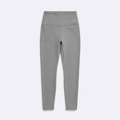 Tempo 3-piece women’s training set in mist grey, leggings front view