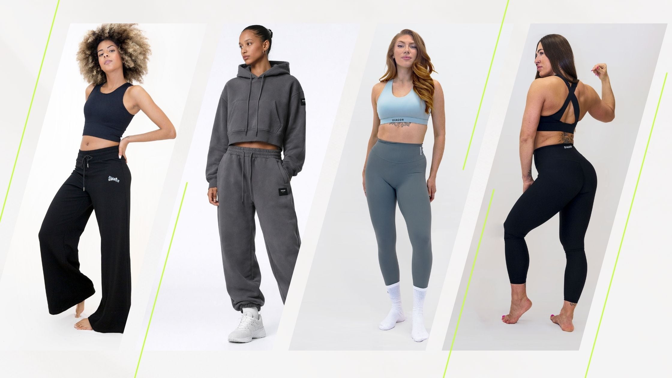 Diagor women’s performance activewear and gym clothing campaign