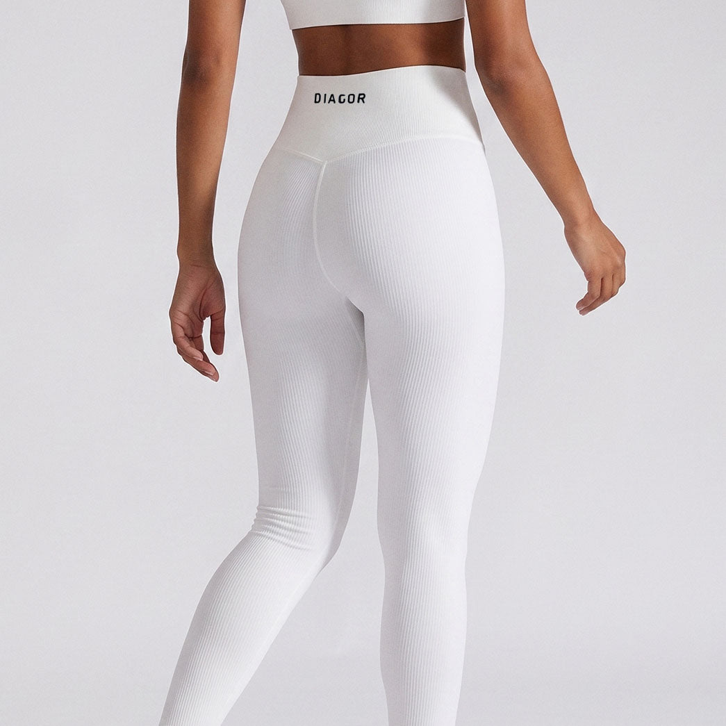 Power Ribbed High-Waisted Women’s Leggings