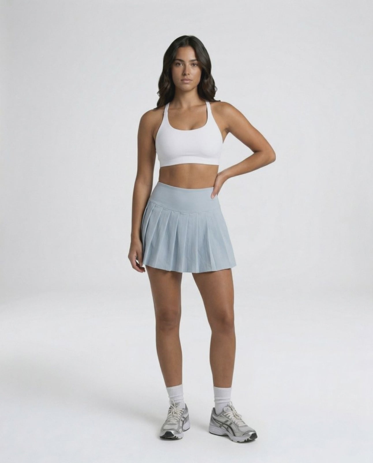 Diagor setpoint pleated skirt in mist video